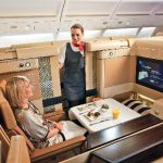 The Gulf carriers are competing with the traditional airlines, not only because of the efficiency of their hubs, but also because of their quality of service, such as Etihad's first class.