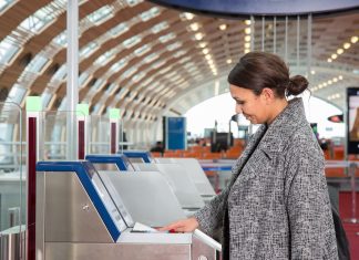 Le self boarding (DR Air France)