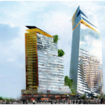 Tours duo (Paris) - Jean Nouvel. Le quartier Paris Rive Gauche est en pleine mutation. Sorties des planches à dessin des ateliers Jean Nouvel, les tours Duo vont participer à la revitalisation de l’Est de la capitale. Le projet, attendu pour 2018, intègre des bureaux et un hôtel haut de gamme.