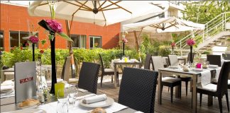 La terrasse du Radisson Blu Boulogne