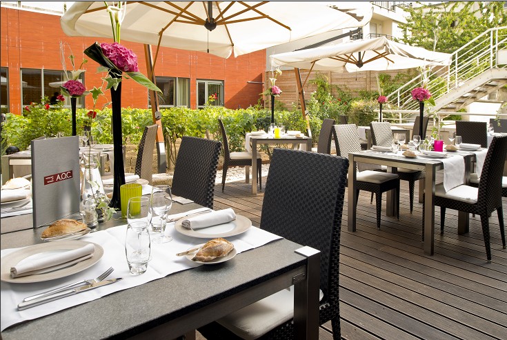 La terrasse du Radisson Blu Boulogne La terrasse du Radisson Blu Boulogne