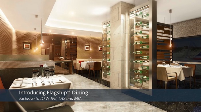 New York, Miami, Dallas et Los Angeles seront les premiers hubs a bénéficier du nouveau service Flagship Dining New York, Miami, Dallas et Los Angeles seront les premiers hubs a bénéficier du nouveau service Flagship Dining