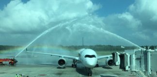 Singapore Airlines célèbre la livraison de son premier A350