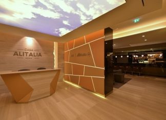 Les aéroports de Rome et Milan ont été choisis pour le lancement de ces nouveaux salons Alitalia
