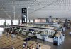 Star Alliance check-in counters in Tokyo-Narita