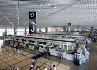 Comptoirs d'enregistrement de Star Alliance à Tokyo-Narita