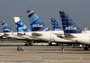 Aircraft operated by JetBlue