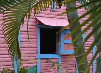 Dominican Republic, traditional houses for tourists