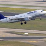 Lufthansa take-off