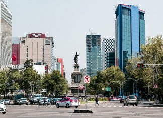 Paseo de la Reforma, à Mexico.