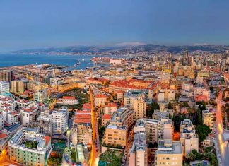 Centre-ville de Beyrouth depuis l’hôtel Gray