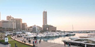 La marina de Beyrouth.