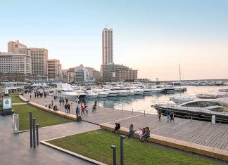 La marina de Beyrouth.