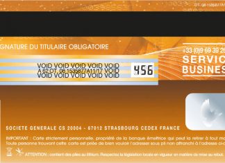Carte Business Société Générale