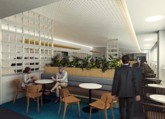 Qantas salon Brisbane Australie
