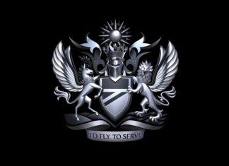 British Airways blason noir