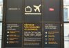 A baggage drop-off point at Gare du Nord