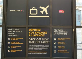 Un dépose bagages en gare du Nord