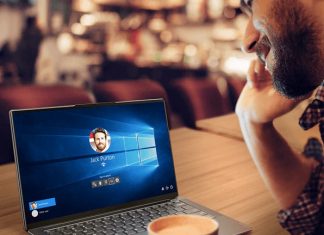 Lenovo Yoga S940 reconnaissance faciale