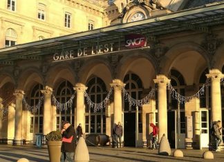 La Gare de l'Est, à Paris