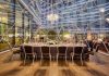 Meeting in an ephemeral bubble at the Pullman Paris Roissy CDG. (c) Abaca Press/Jacques-Yves Gucia.