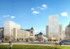 The Hilton Garden Inn and Hampton by Hilton hotels in Tours, key elements of the "Porte de Loire" urban development project. YAM Studio and ARTE Charpentier Architectes