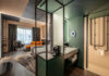 Double room designed by the Sundukovy Sisters for Novotel.
