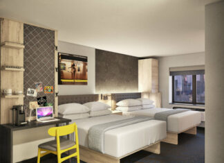 Chambre du Pestana CR7 Times Square.
