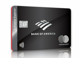 La nouvelle carte Executive Explorer de Bank of America.