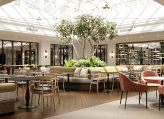 Restaurant du futur Hilton Heidelberg. (c) Studio Lux Berlin