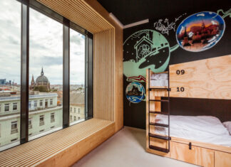Une des 44 chambres Togethers du Jo&Joe Vienne (c) Philipp Lipiarski.