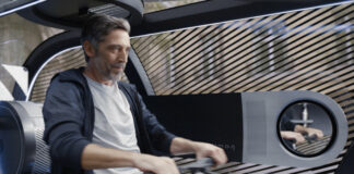 Le Pod Pullman Power Fitness, une des nouvelles solutions de mobilité urbaine envisagées par Accor en partenariat avec Citroën.