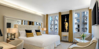 Un des juniors suites de l'Hotel Camille Paris Gare de Lyon (Tapestry Collection by Hilton).