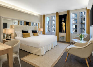 Un des juniors suites de l'Hotel Camille Paris Gare de Lyon (Tapestry Collection by Hilton).