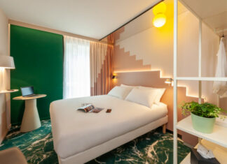 Une des 202 chambres de l'ibis Styles Zurich Centre.