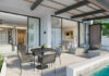 One of the residences with a private swimming pool at LUX Grand Baie.