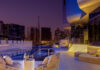 Swimming pool at the Hyde Hotel, recently opened in Dubai.