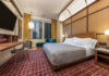 One of the 215 rooms and suites at the Canopy by Hilton Chicago Central Loop.