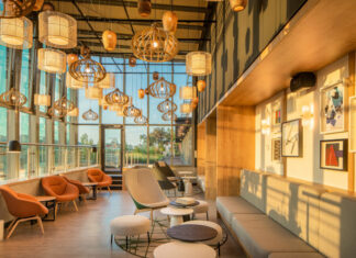 Lounge du Crowne Plaza Budapest.