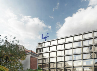 La future résidence lyf Gambetta Paris, fruit de la reconversion d'une ancienne imprimerie.