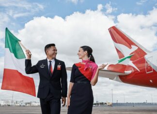 Qantas à Rome