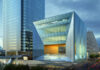 At the foot of the tower housing the Mandarin Oriental Shenzhen is The Cube building, dedicated to corporate events.