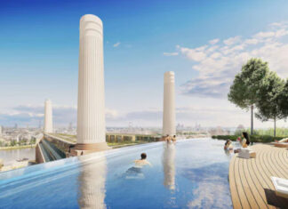 Le futur art'otel de Londres participe à la transformation de la Battersea Power Station.
