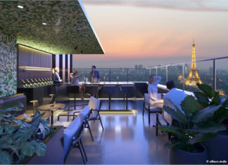 Skybar du Pullman Paris Montparnasse, rouvert par Accor en fin d'année 2021.