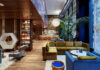 Lobby of the future Radisson Blu Barcelona Sagrada Familia.
