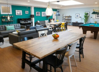 Lounge du Citadines South Vienna.
