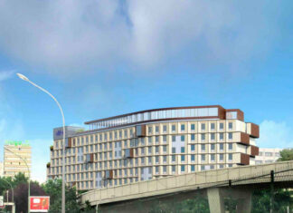 Aperçu du futur hôtel Eklo intégré au site de Paris Expo Porte de Versailles.