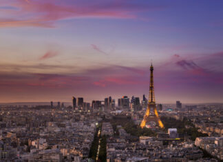 Vue depuis le rooftop de l'hôtel Pullman Paris Montparnasse. (c) Stéphane Michaux