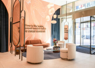 Les marques Tribe et Mercure s'installent dans le quartier d'Amsterdam Noord. En photo, le lobby du Mercure.