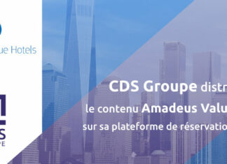 Annonce du partenariat entre CDS Groupe et Amadeus Value Hotels.